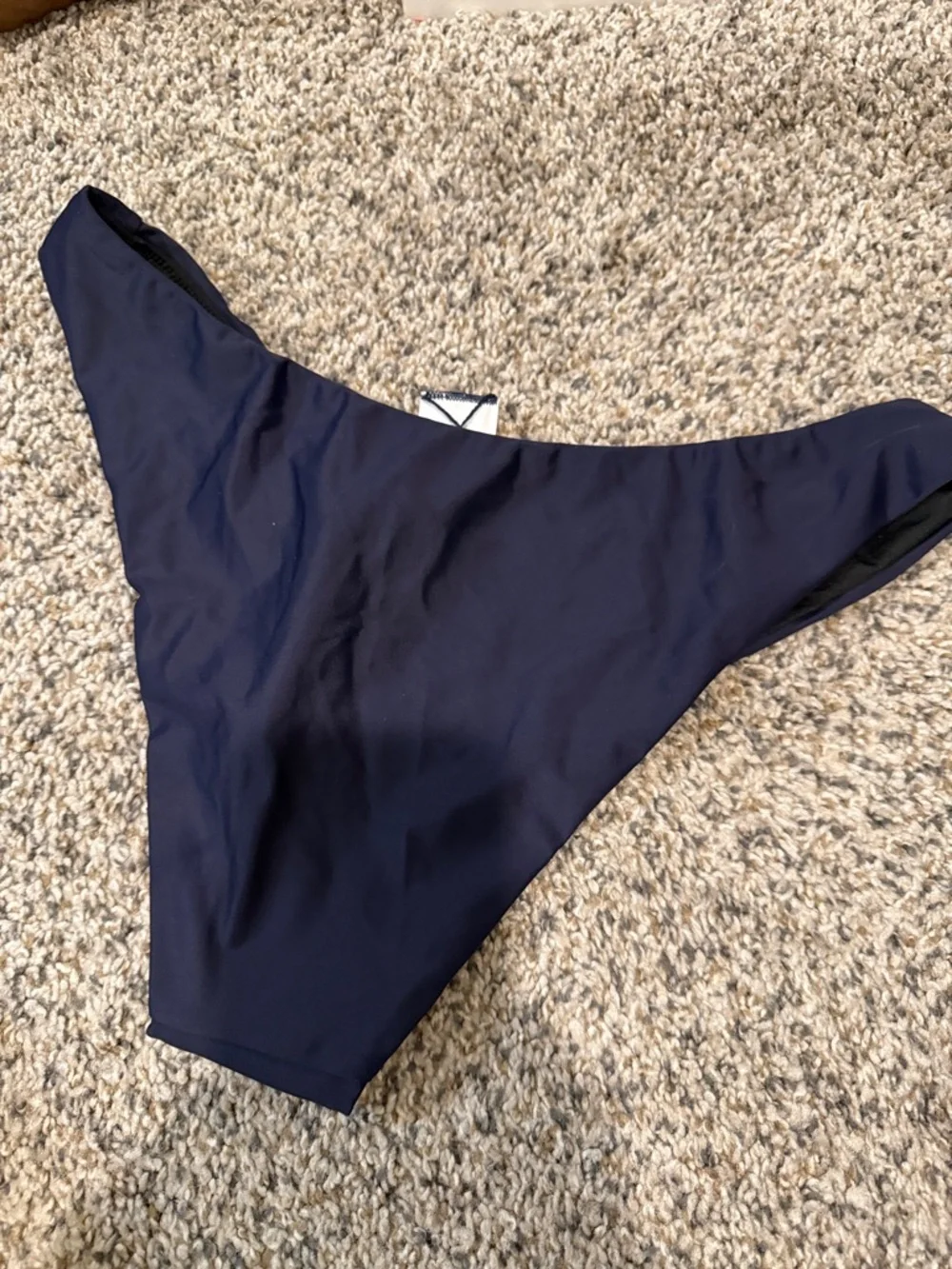 J Crew Navy Bikini Swimsuit Bottom medium NWT
